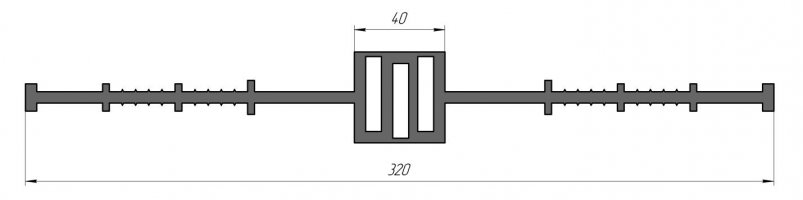 ГидроКонтур ЦД-320К30 (ПВХ-П) Центральная деформационная шпонка